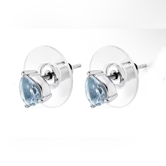 NWT Sky Blue Topaz Earrings - Picture 5 of 7